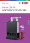 Condens 7000 WP Technical and Specification Brochure Preview Image